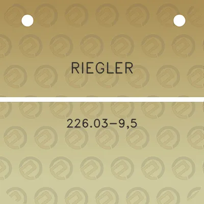 riegler-22603-95