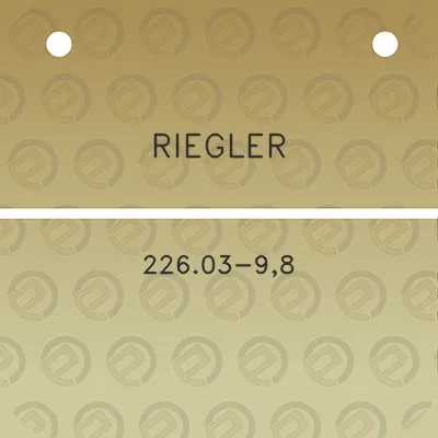 riegler-22603-98