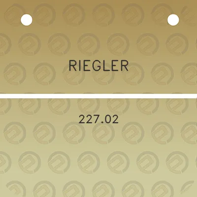 riegler-22702