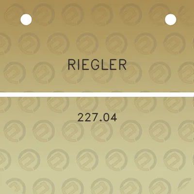 riegler-22704