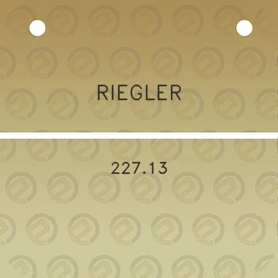 riegler-22713