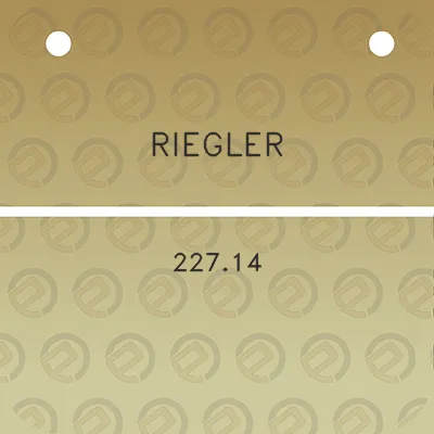 riegler-22714