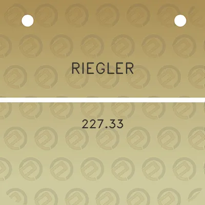 riegler-22733