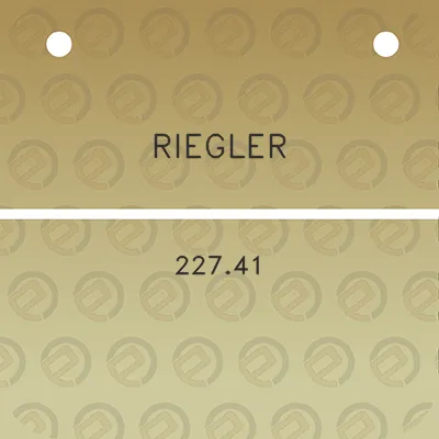 riegler-22741