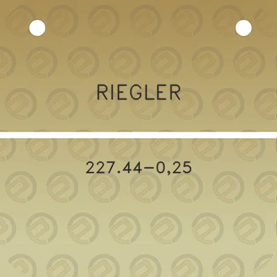 riegler-22744-025