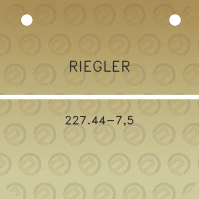 riegler-22744-75