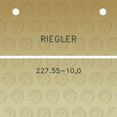 riegler-22755-100