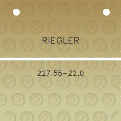 riegler-22755-220