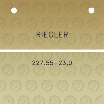 riegler-22755-230