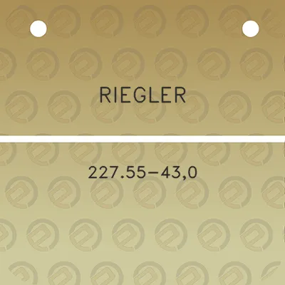 riegler-22755-430