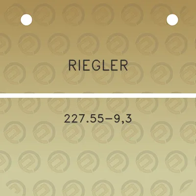 riegler-22755-93