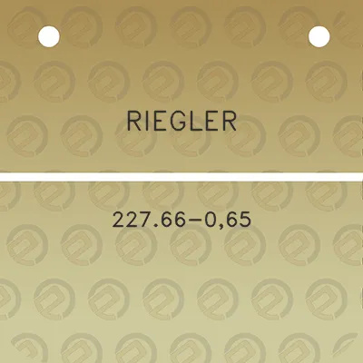 riegler-22766-065