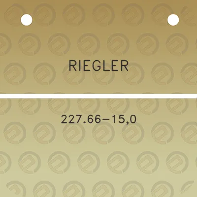 riegler-22766-150