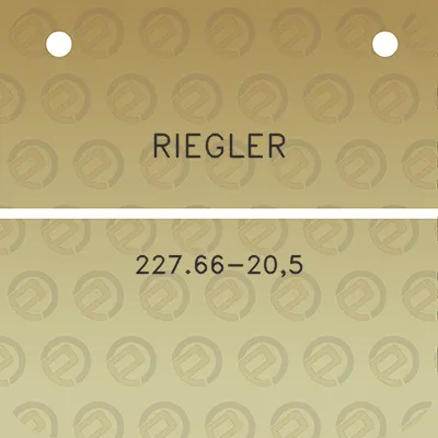 riegler-22766-205