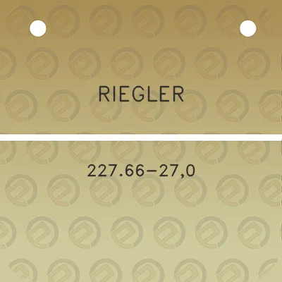 riegler-22766-270