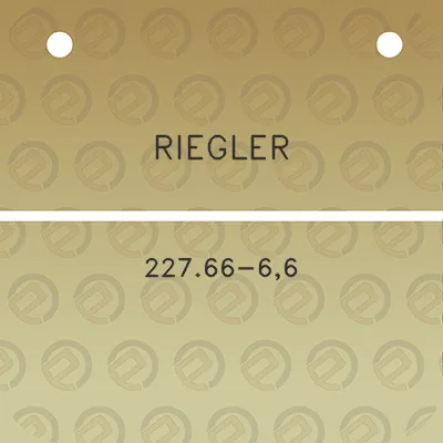 riegler-22766-66