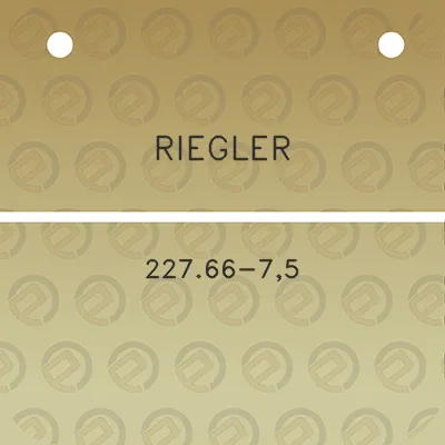 riegler-22766-75