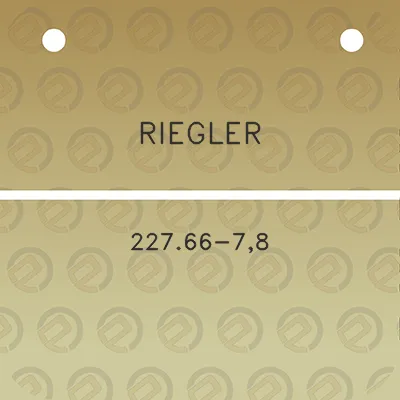 riegler-22766-78