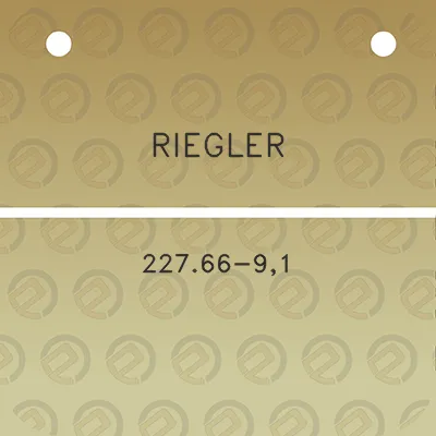 riegler-22766-91