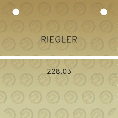 riegler-22803