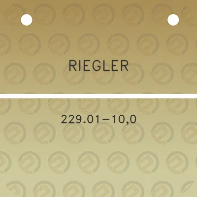 riegler-22901-100