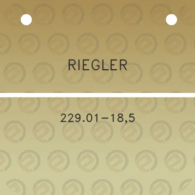 riegler-22901-185