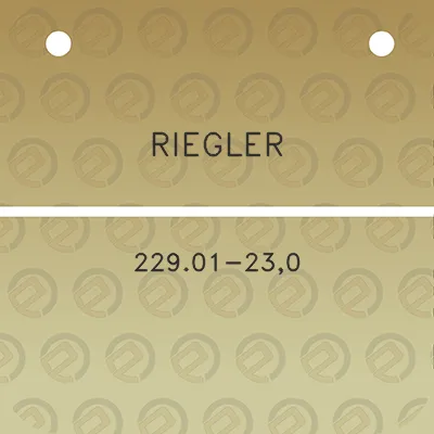 riegler-22901-230