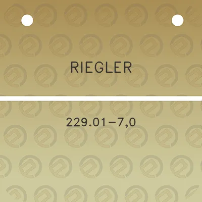 riegler-22901-70