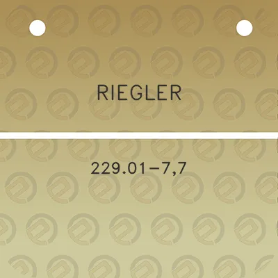 riegler-22901-77