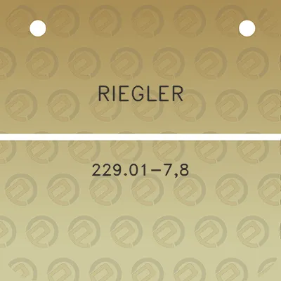 riegler-22901-78