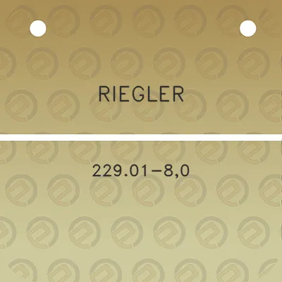 riegler-22901-80