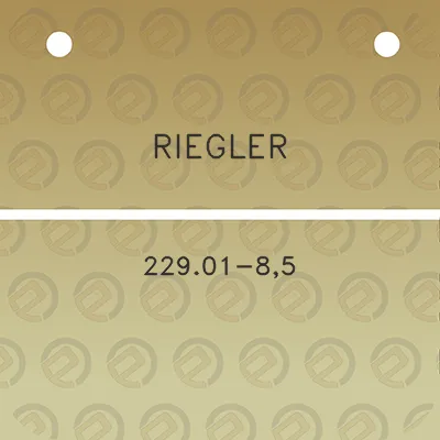 riegler-22901-85