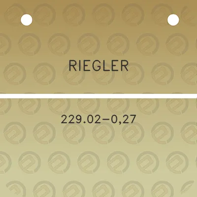 riegler-22902-027