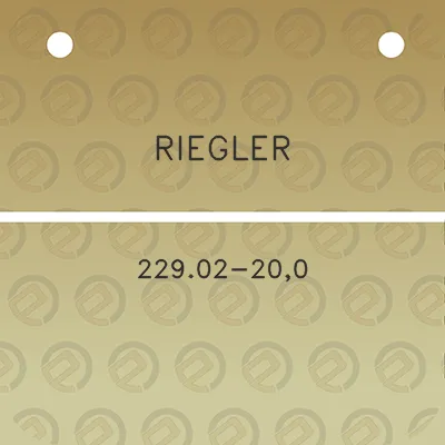 riegler-22902-200