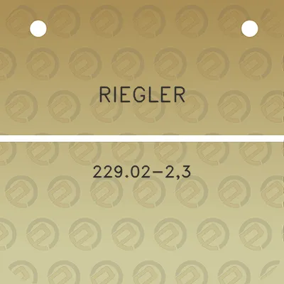 riegler-22902-23