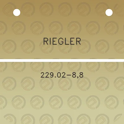 riegler-22902-88