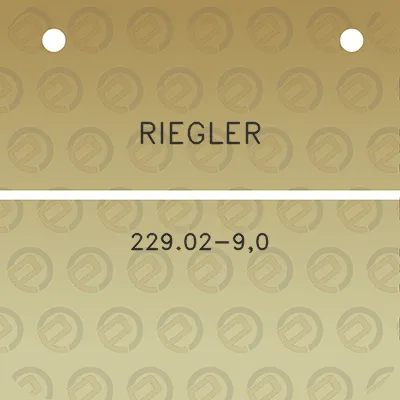 riegler-22902-90