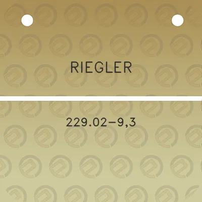 riegler-22902-93