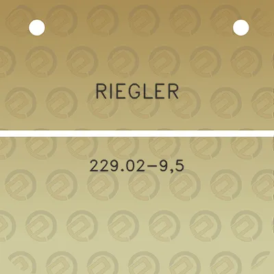 riegler-22902-95