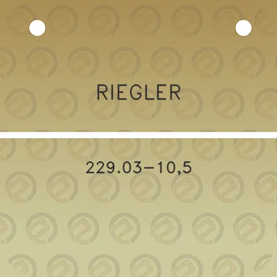 riegler-22903-105