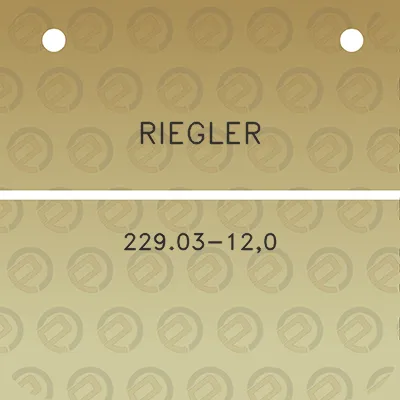 riegler-22903-120