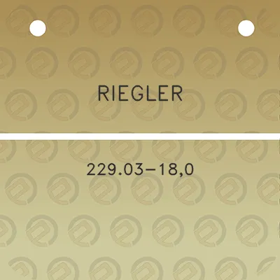 riegler-22903-180