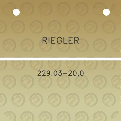 riegler-22903-200