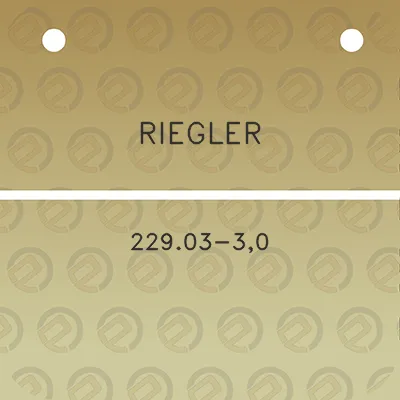 riegler-22903-30