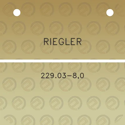 riegler-22903-80