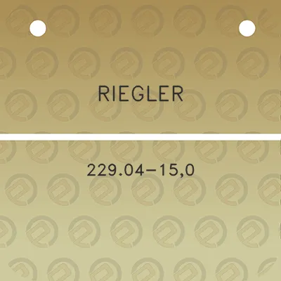 riegler-22904-150