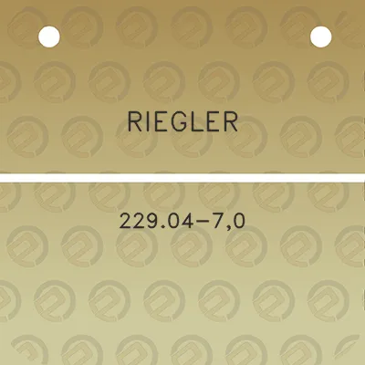 riegler-22904-70