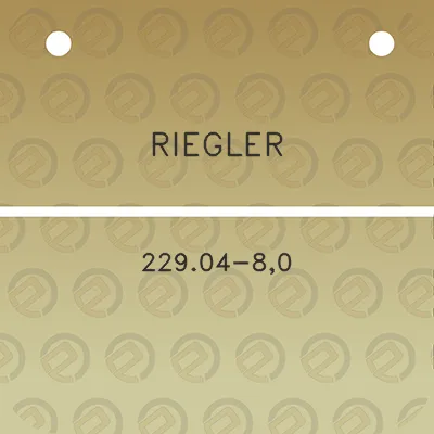 riegler-22904-80