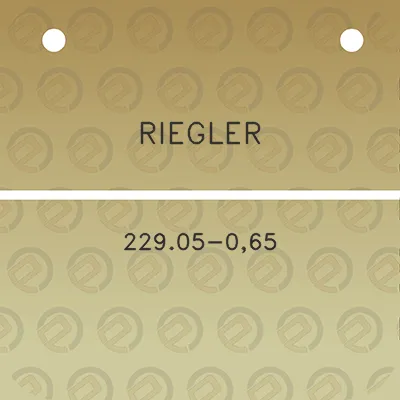 riegler-22905-065