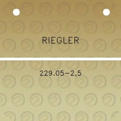 riegler-22905-25